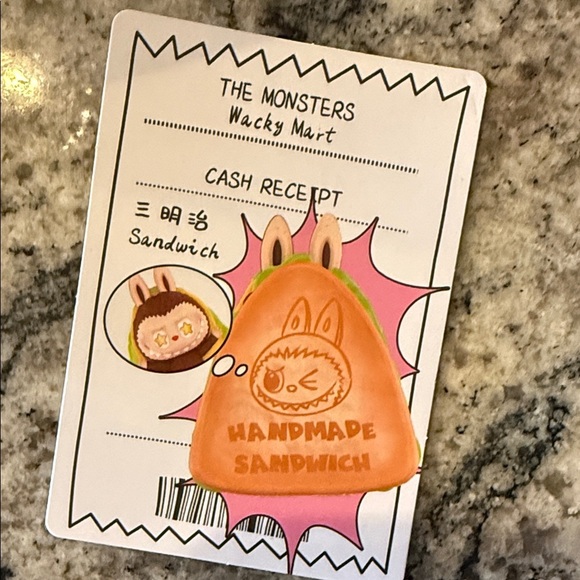 Popmart The Monsters Wacky Mart Figure handmade sandwich - Picture 5 of 9